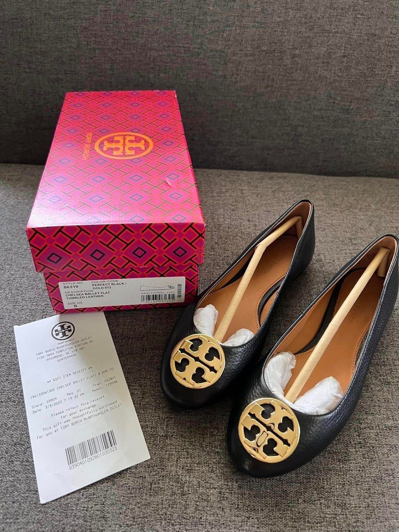 Tory burch chelsea embossed ballet flat 2025
