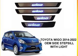 Toyota Wigo 2014 - 2023 OEM Side Stepsill W/LED wire not included