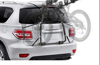 Trunk mount 2 Bicycle car rack SUV MPV Hatchback minivan crossover Rack Rear Hook on for Car Rear Trunk Carrier Mount Hitch Tow adjustable arm Holder bike bicycle hitch