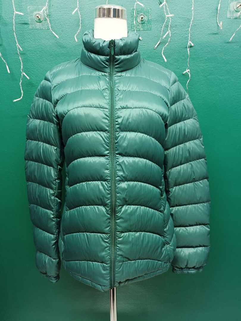 Emerald green puffer outlet