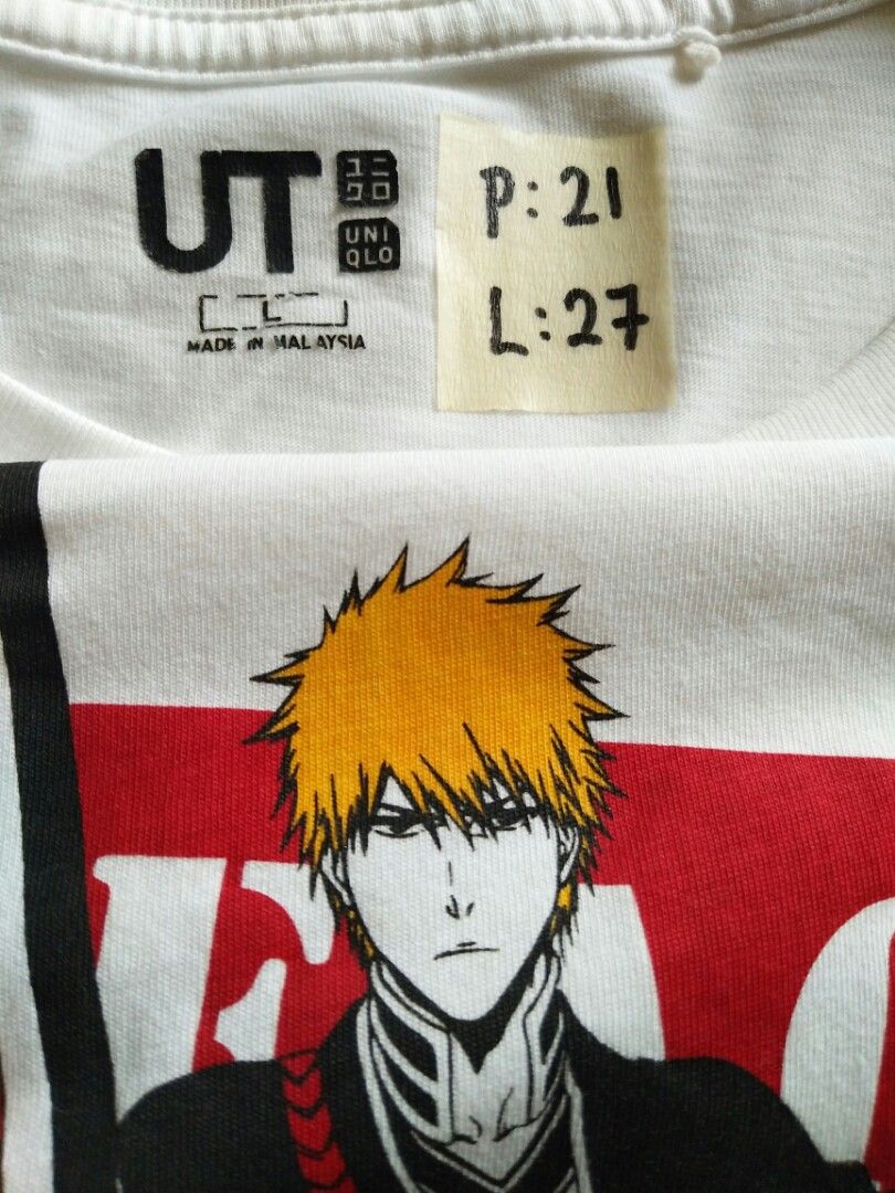 UNIQLO X BLEACH, Men's Fashion, Tops & Sets, Tshirts & Polo Shirts on