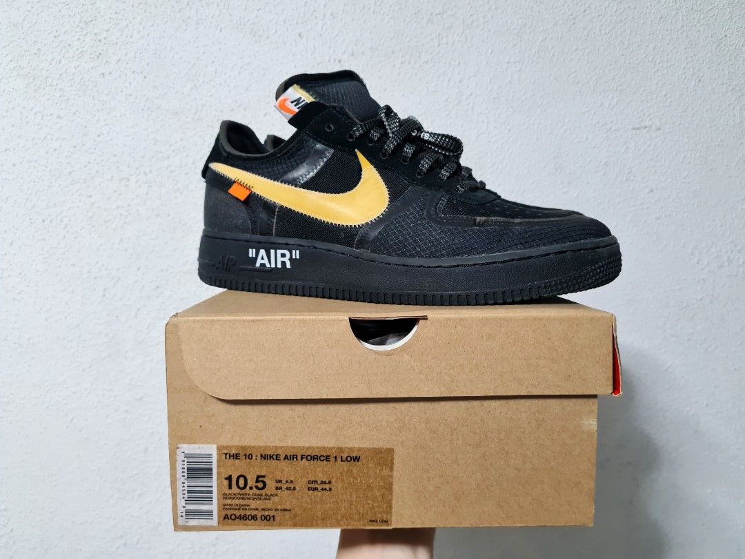 Off-White x Nike Air Force Low, Men's Fashion, Footwear