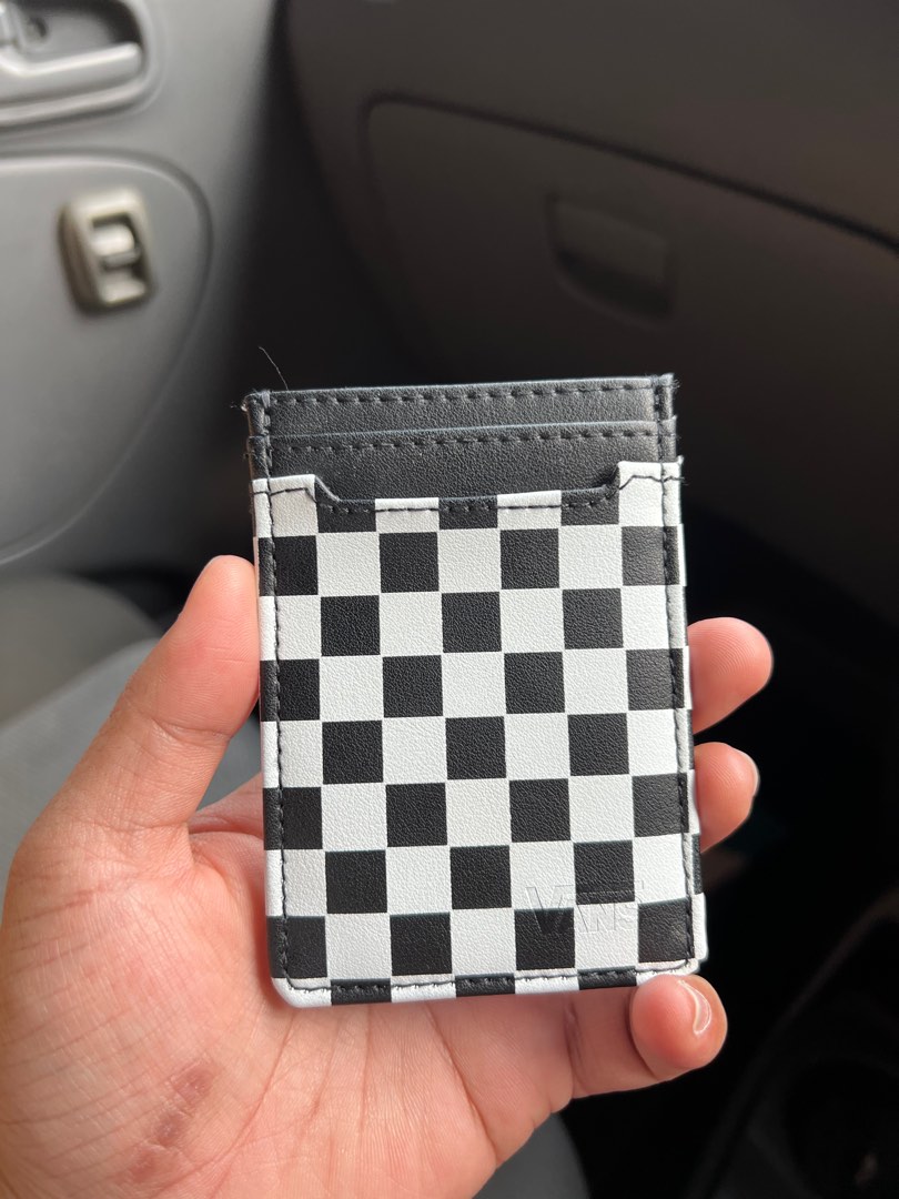 Vans Checkered Card Holder, Men's Fashion, Watches & Accessories