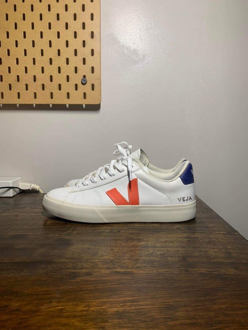 Campo chromefree leather white orange deals