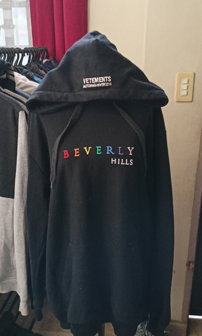 Vetements x Beverly Hills Men s Fashion Tops Sets Hoodies on