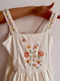 vintage cottage prairie dress