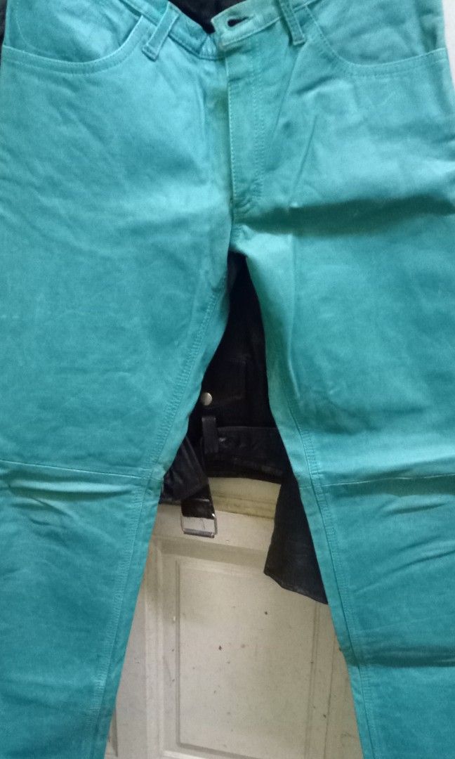 Vintage Levi's leather pants, Men's Fashion, Bottoms, Trousers on Carousell