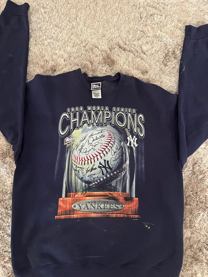 Rare Vintage New York Yankees Sweatshirt Women Embroidery 