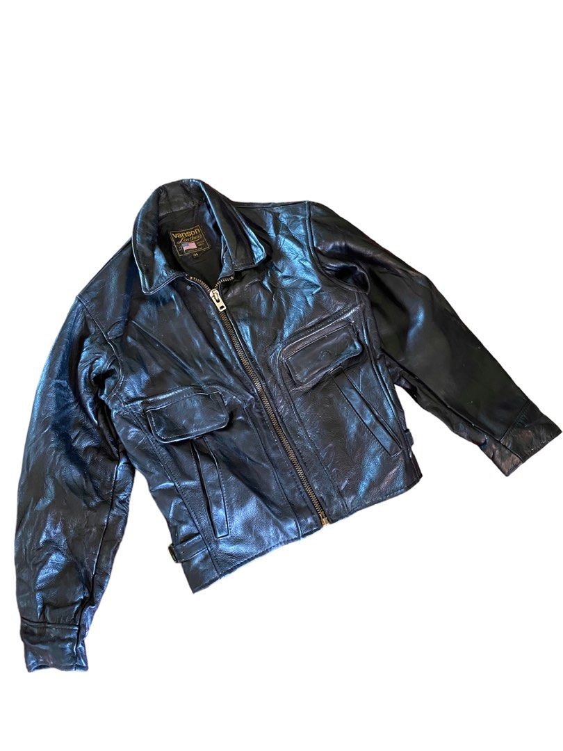 Vintage vanson outlet leather jacket