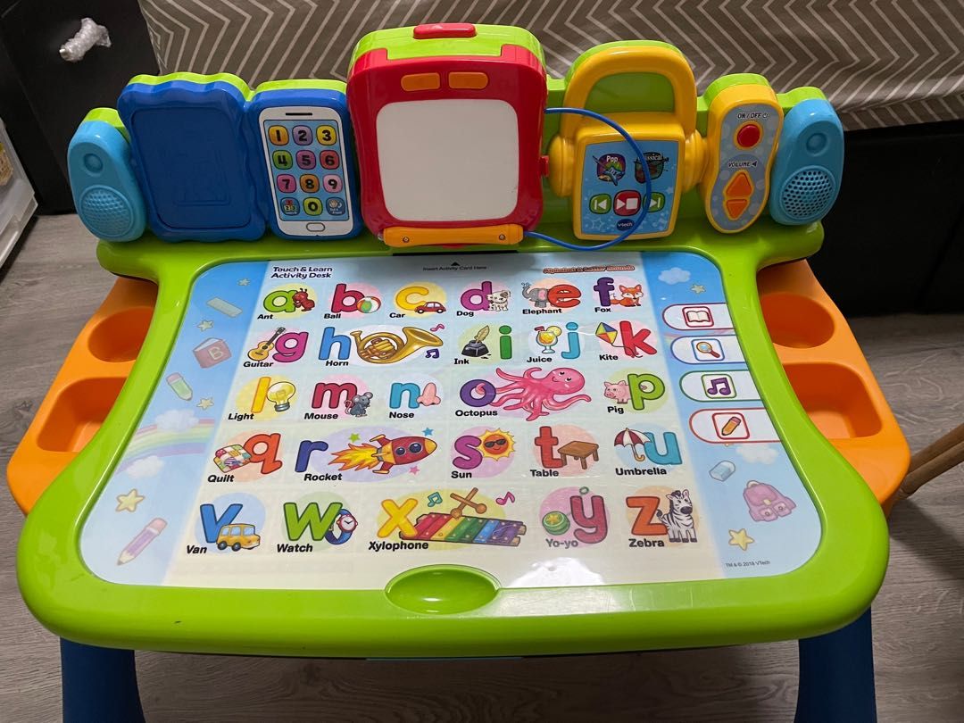 Vtech touch and learn activity desk babies kids infant playtime on