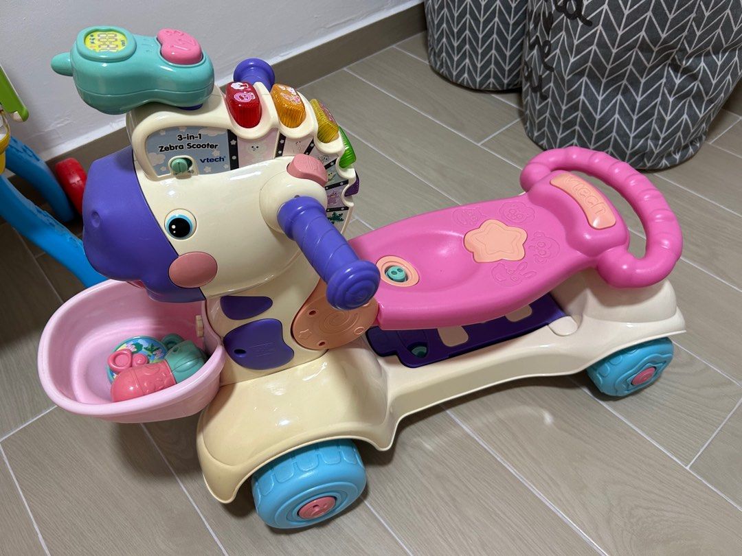 Vtech zebra scooter pink outlet