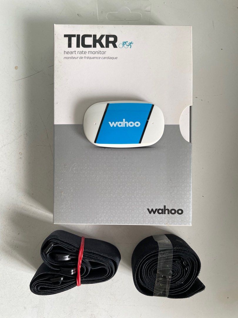 Wahoo Fitness TICKR Heart Rate Monitor + 2 x Chest Strap, Mobile Phones