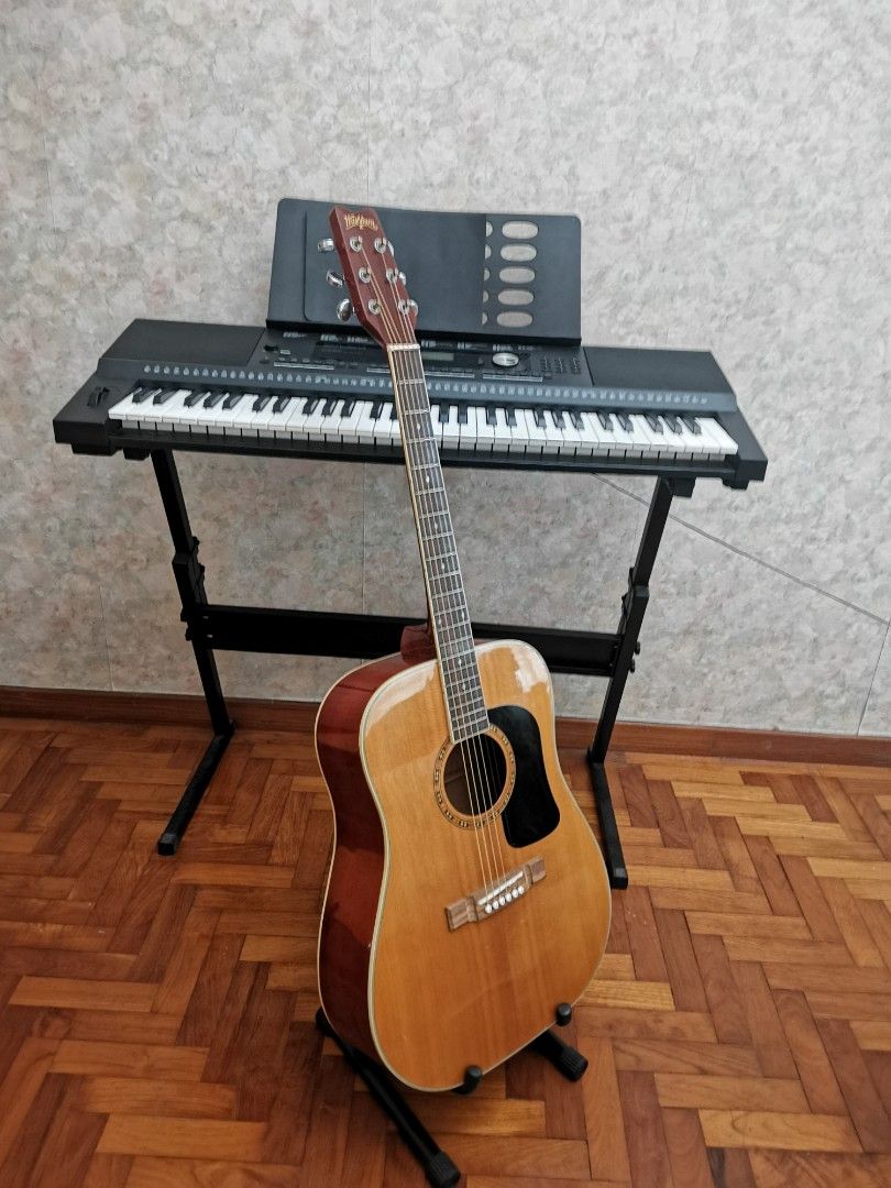 Washburn Acoustic Guitar, Hobbies & Toys, Music & Media, Musical ...