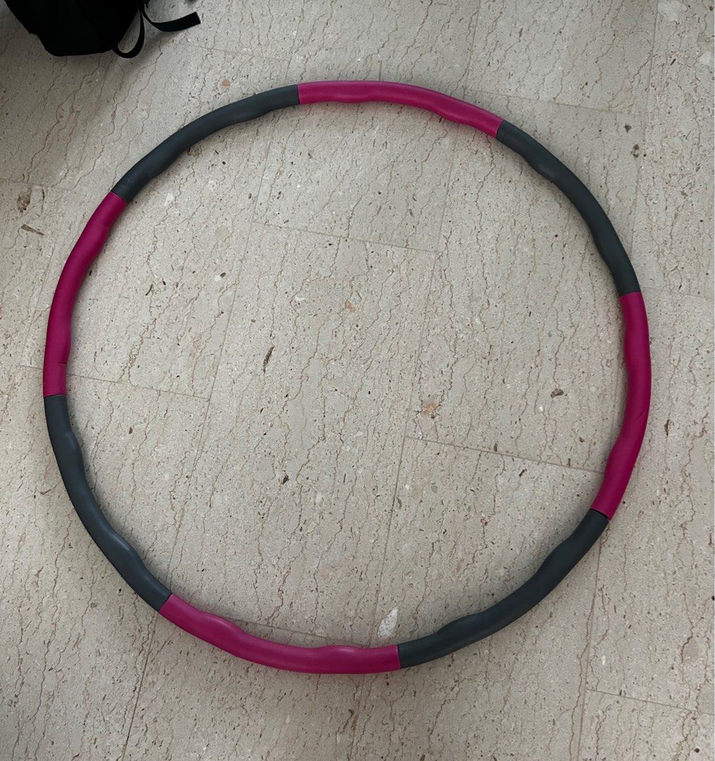 Weighted Hula Hoop, Sports Equipment, Exercise & Fitness, Toning