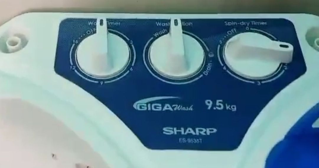 Whirlpool Gas Dryer 10 kg with Sharp Giga Wash Washing Machine, TV