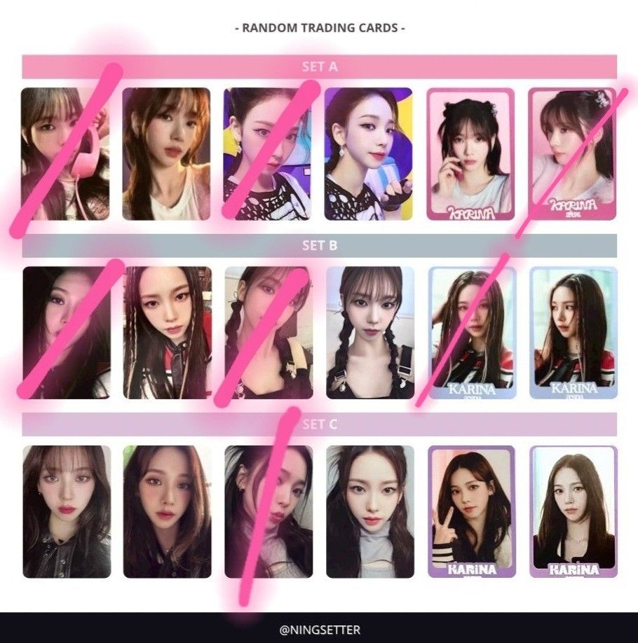 Aespa Come To My illusion Pop Up Store Random Trading Card