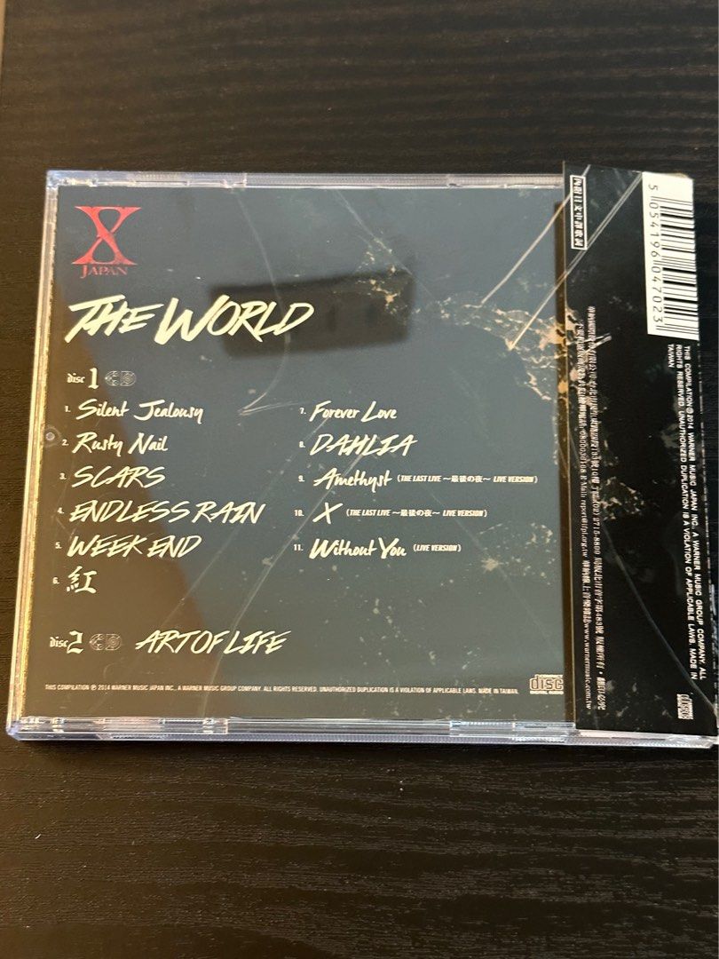 08MA○X JAPAN THE WORLD CD DVD 中古 初回限定豪華 BOX盤 中古