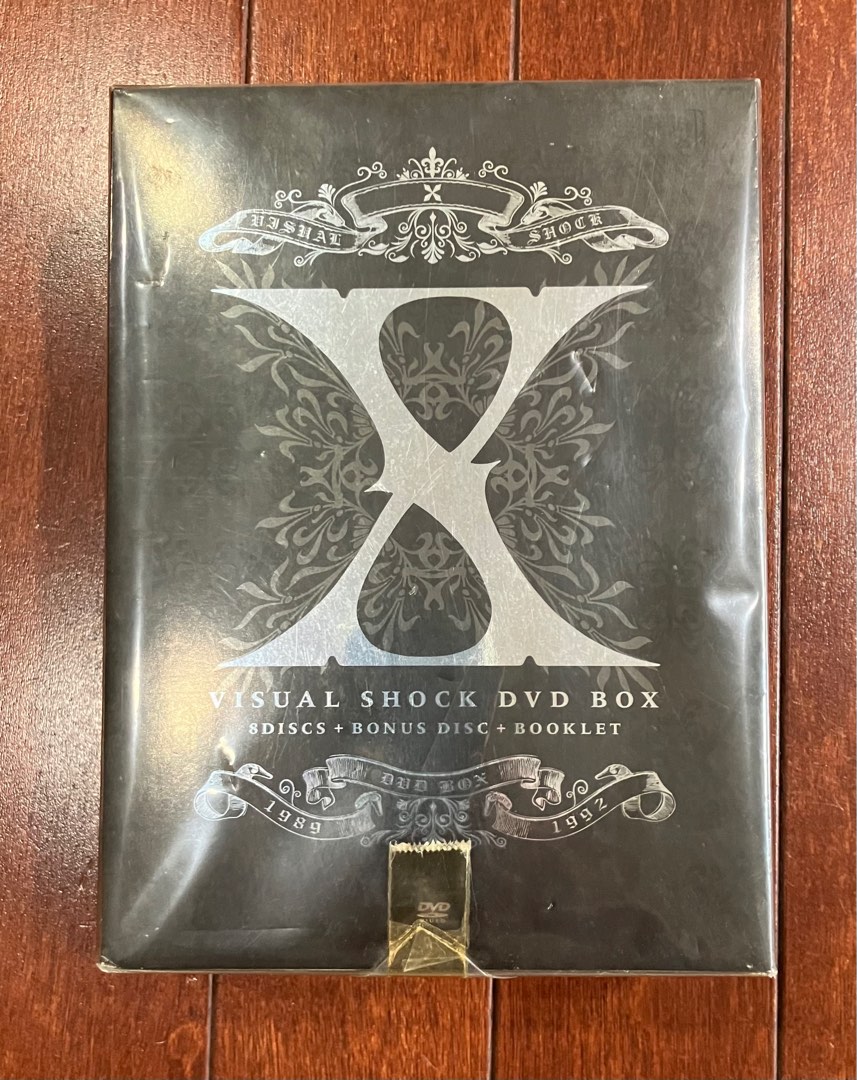 X JAPAN X VISUAL SHOCK DVD BOX 1989~1992（正版全新未拆）