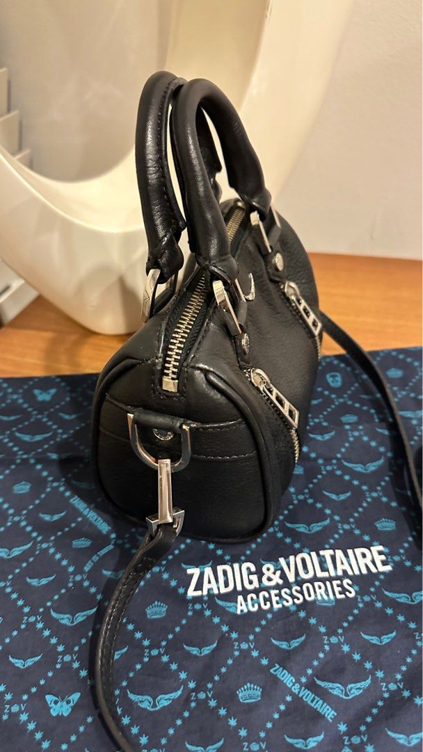 Zadig & Voltaire Sunny Nano Mini Tote Bag in Black