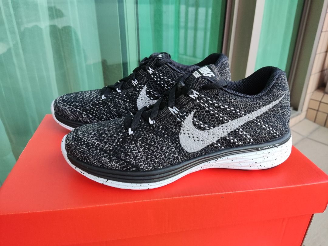 最後1對US 6.5 全新女裝Nike Flyknit Lunar 3 running gym 跑鞋運動鞋 ...