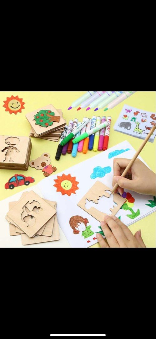Montessori DIY Drawing Templates (20 pcs)