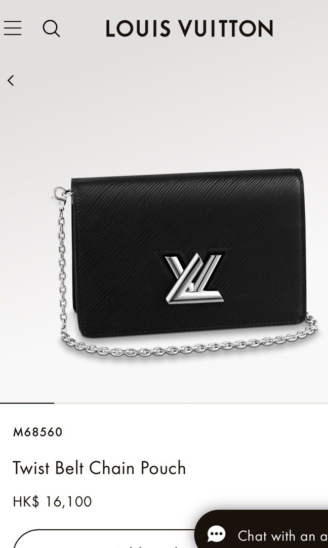 Louis Vuitton Twist belt chain wallet (M68560) in 2023