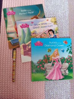 3 books disney princess
