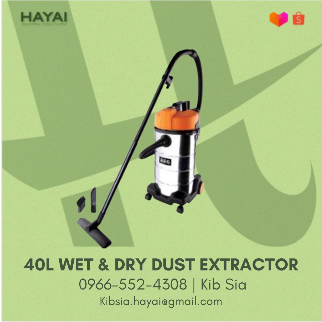 40L Wet & Dry Dust Extractor, Commercial & Industrial, Industrial ...
