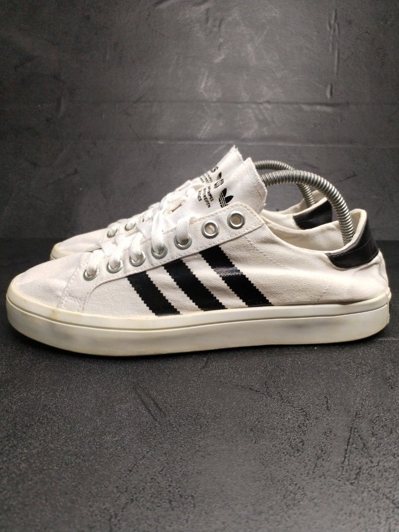 Adidas court vantage mens white store
