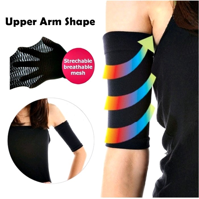 10-186-02 ) Upper Arm Slimming Shaper Slimmers Wrap Belts Elastic