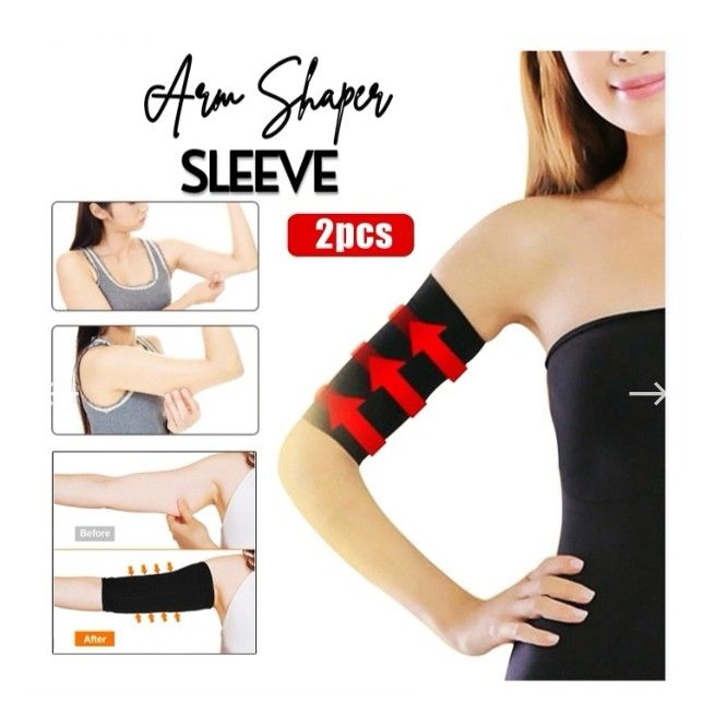 10-186-02 ) Upper Arm Slimming Shaper Slimmers Wrap Belts Elastic