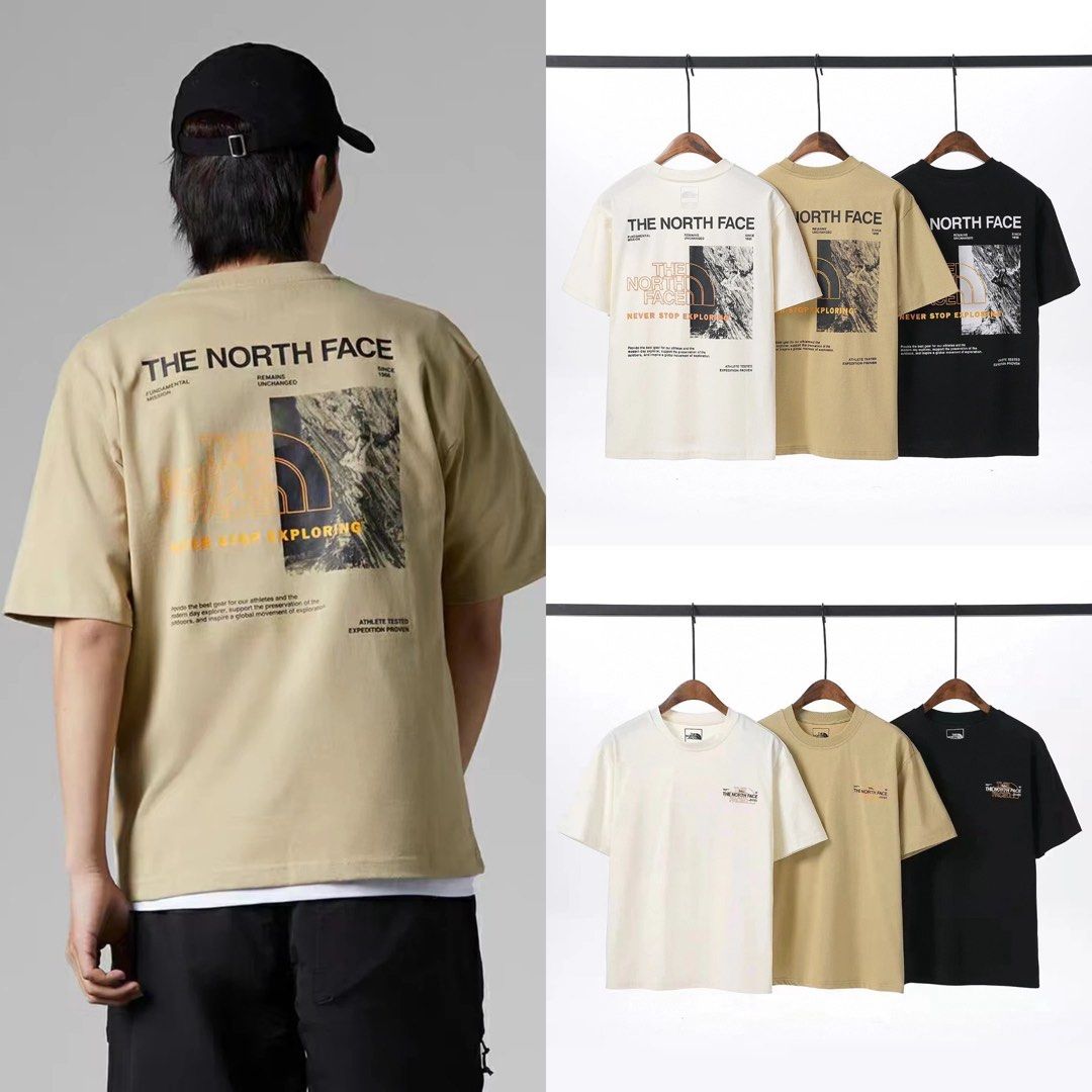 3 the north face logo tee T