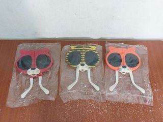 庫存老品 早期 台灣製 可變形 太陽眼鏡 共3隻 附眼鏡鍊