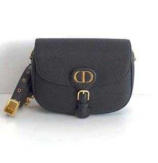 Replica Dior Large Bobby Bag Black Box Calfskin with Blue Dior Oblique  Embroidered Strap M9320UBBY_M911
