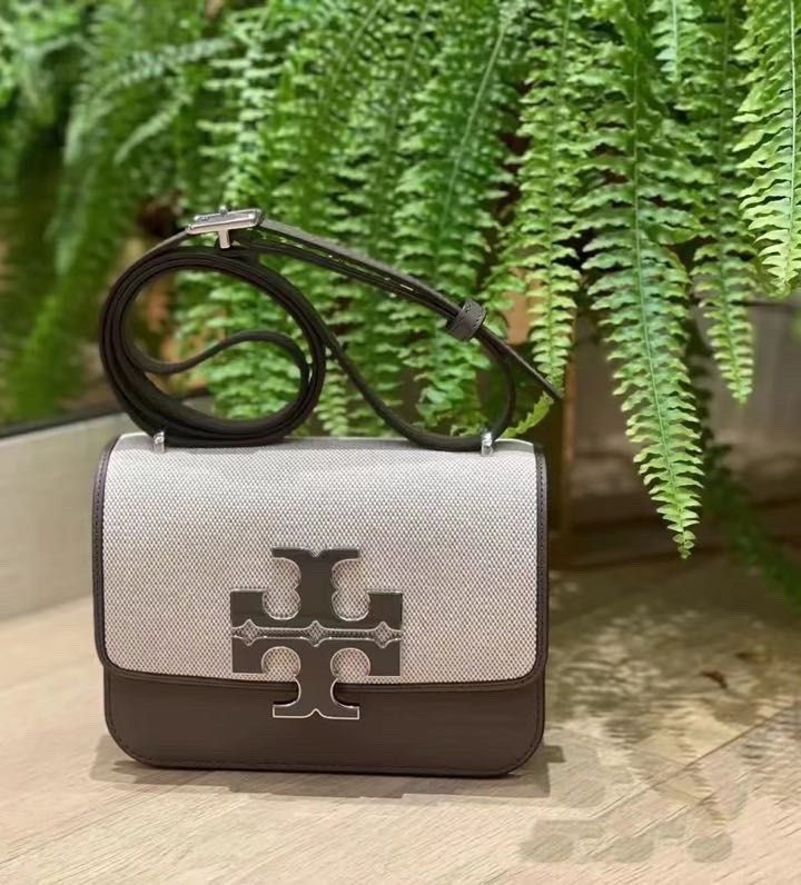 Tory Burch Eleanor Canvas Crossbody Bag