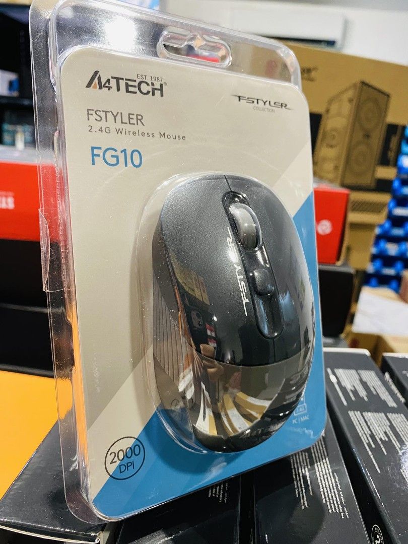 A4Tech Fstyler FG10 Wireless Mouse, Computers & Tech, Parts ...