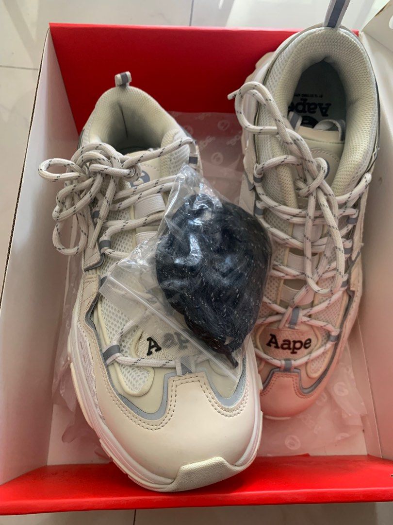Aape shoes (Category: Sneakers) located in Quezon City. Submitted by clothesloverph (Listing ID 1240269450, Image 1). Description: Like new Bought in hongkong.
