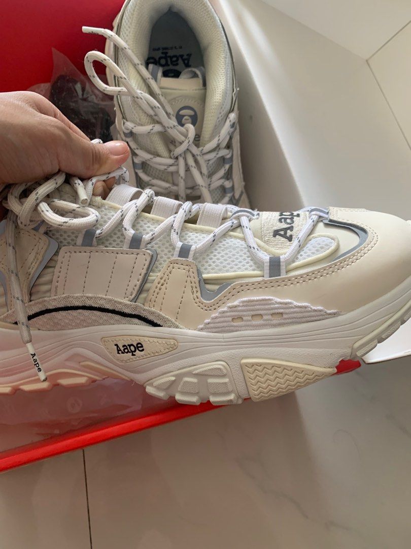 Aape shoes (Category: Sneakers) located in Quezon City. Submitted by clothesloverph (Listing ID 1240269450, Image 2). Description: Like new Bought in hongkong.