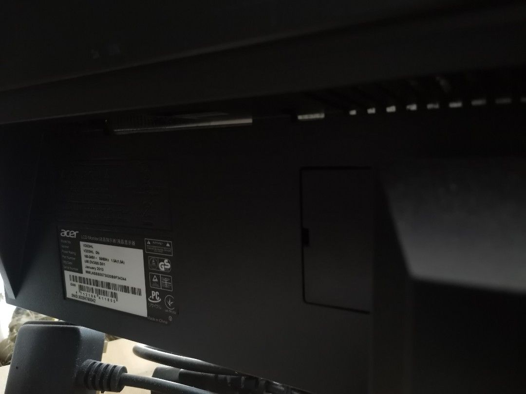 Acer LCD Monitor 20 inch (without VGA cable), Computers & Tech