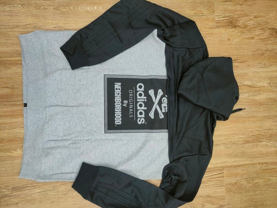 Adidas Neighborhood Zip Up Hoodie Men s Fashion Tops Sets