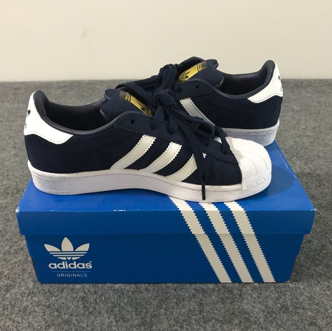 Adidas Originals Dark Blue Superstar Sneakers Women s Fashion