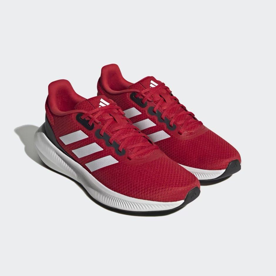 Red adidas hotsell running shoes