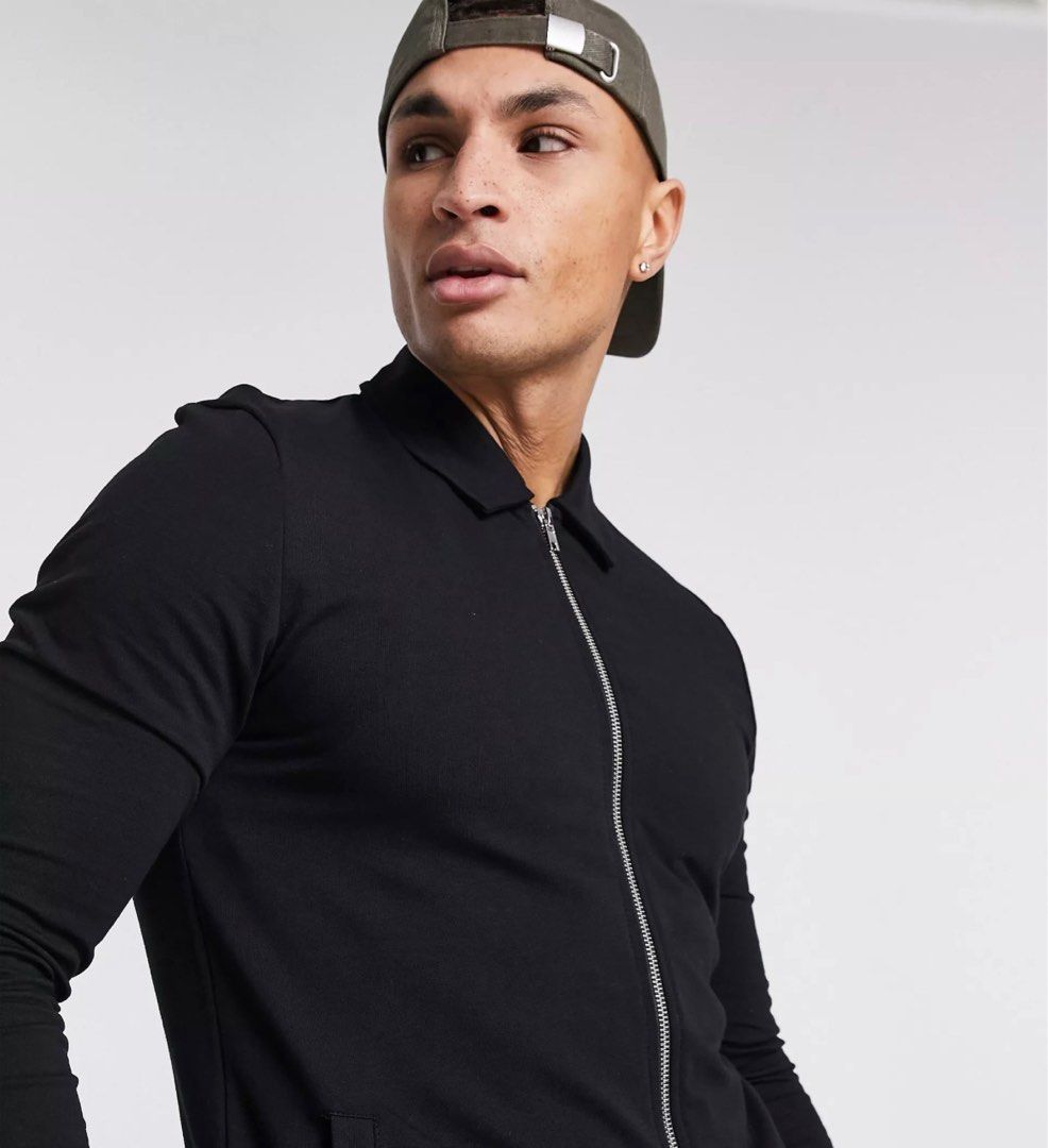 Harrington jersey jacket top