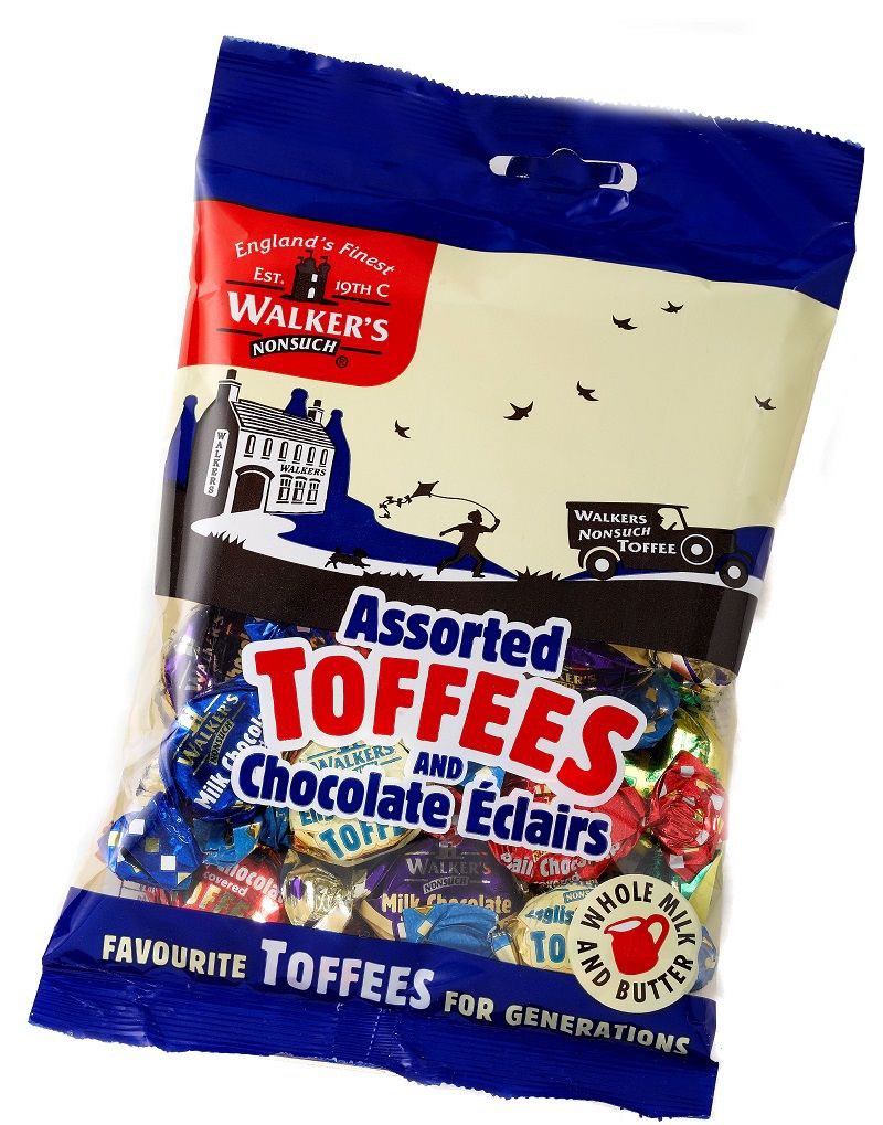 ASSORTED TOFFEES CHOCOLATE ECLAIRS BRITISH BRITAIN SNACK LIMITED, Food
