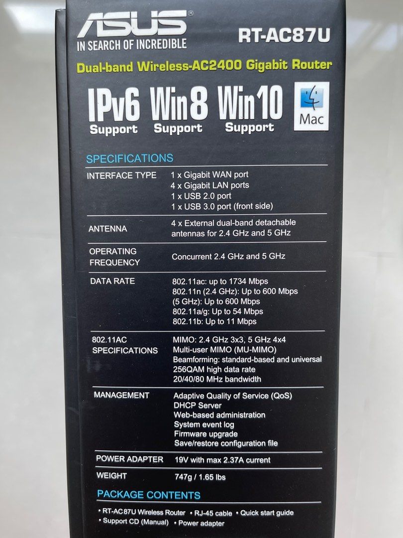 Asus RT-AC87U, Computers & Tech, Parts & Accessories, Networking on ... - Asus Rt Ac87U Update Failed Due To Boot Issues