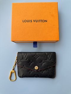 Authentic] Louis Vuitton Pochette Cles Aerogram Leather Key Pouch