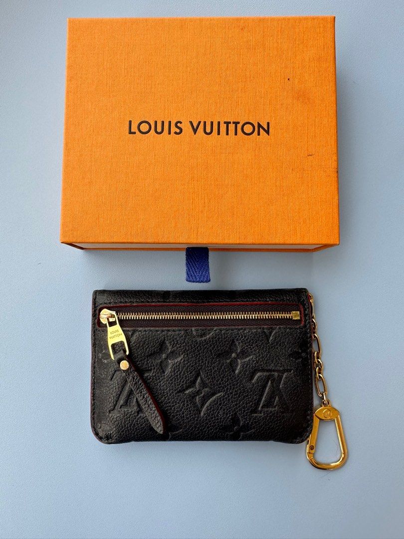 Authentic LV Key Pouch Empreinte Red, Luxury, Bags & Wallets on Carousell