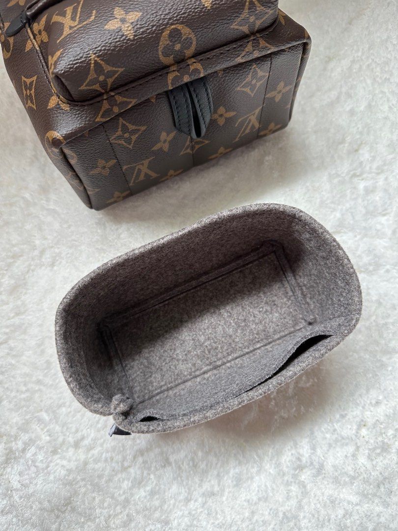 Authentic vs fake Louis Vuitton Palm Springs Mini Backpack (Real