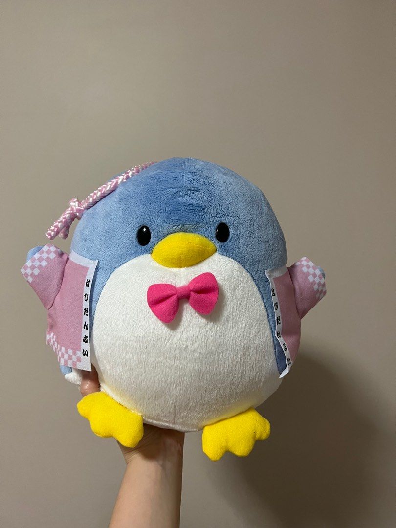SANRIO Tuxedo Sam blue penguin plushie, Hobbies & Toys, Toys & Games on ...