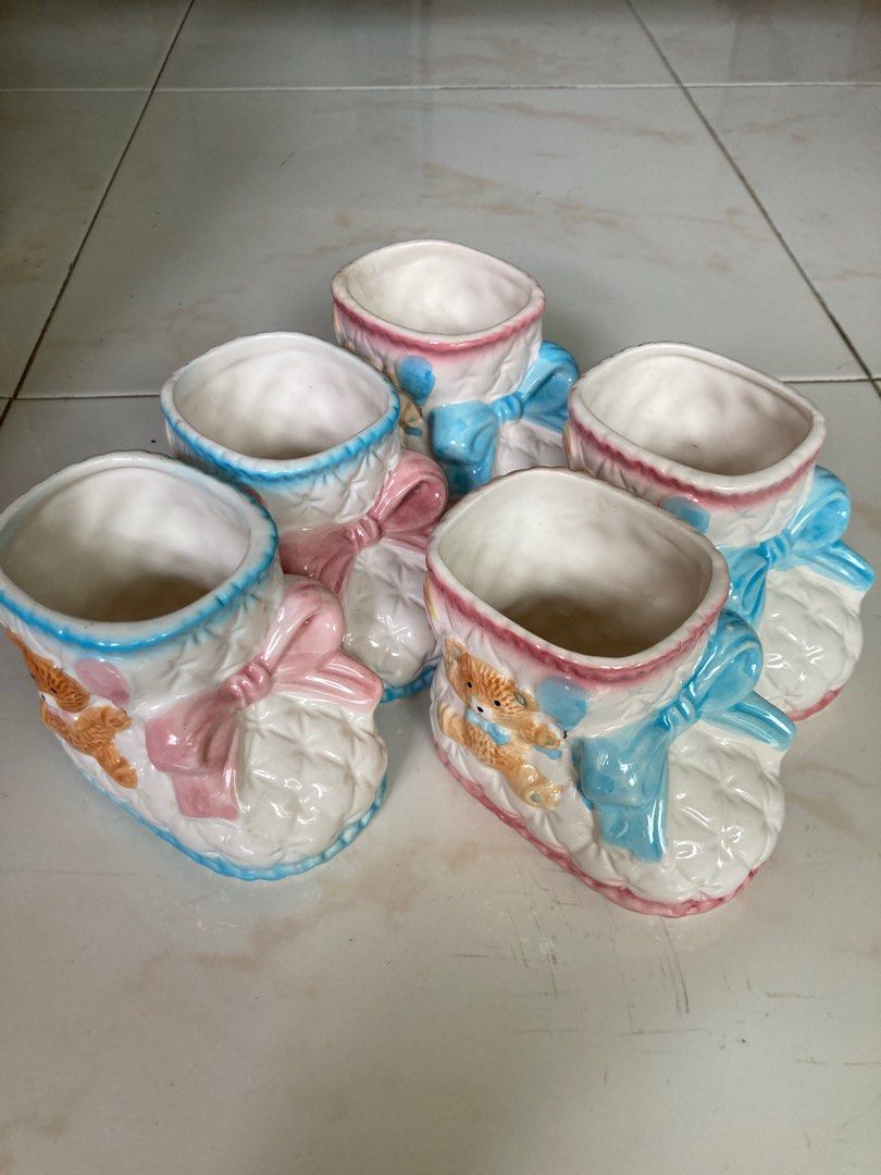 Ceramic shop baby shoes